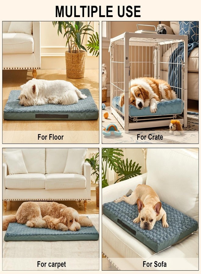 Kimpets Orthopedic Dog Beds for Crate with Removable Washable Cover Egg-Crate Foam Pet Pad Mat with Anti-Slip Bottom,Waterproof Dog Beds Small Sized，20x16 Inch - Image 5